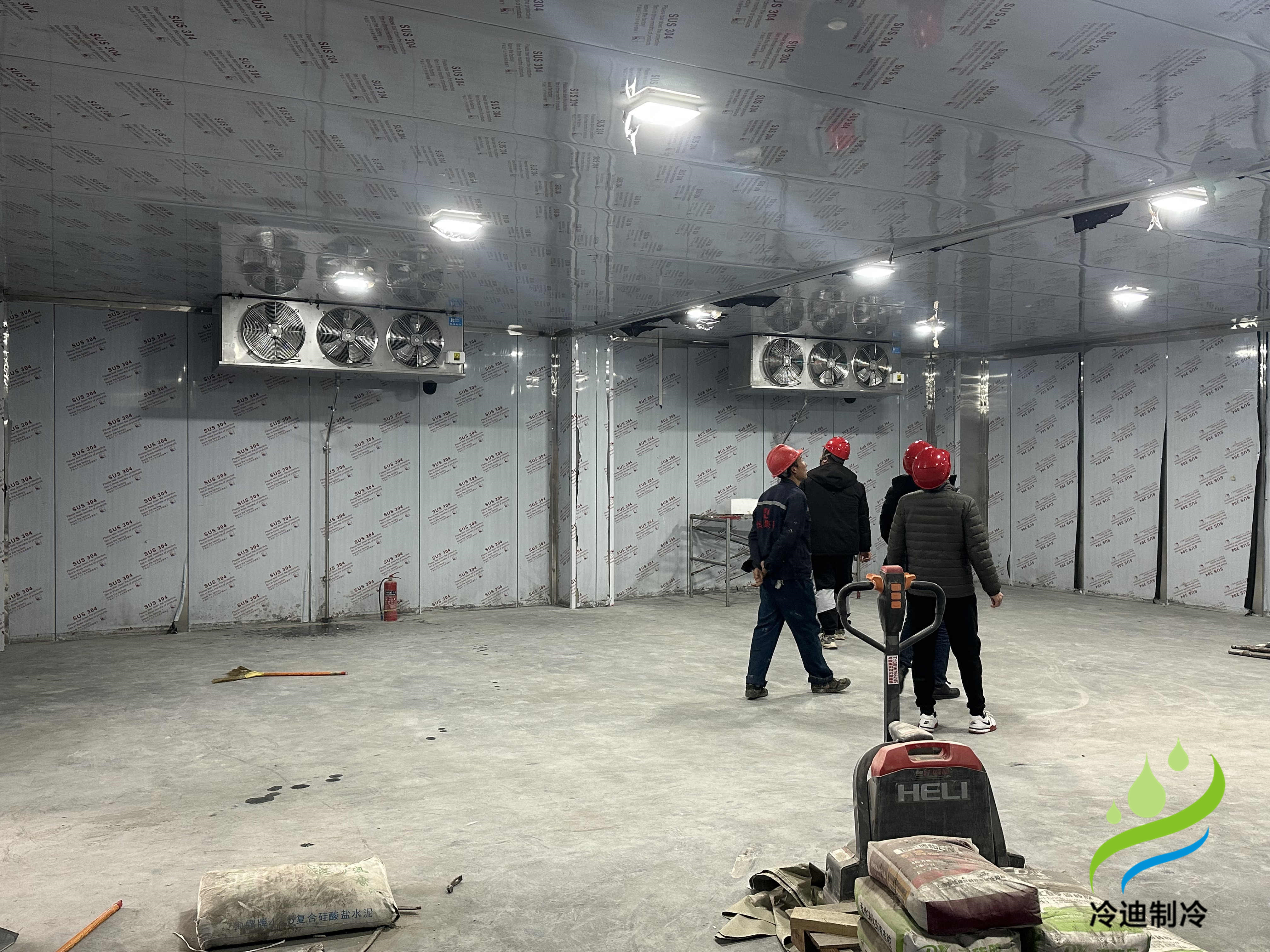 上海1000立方綜合型中央廚房冷庫建造案例(圖5) 上海奉賢中央廚房冷庫建造案例